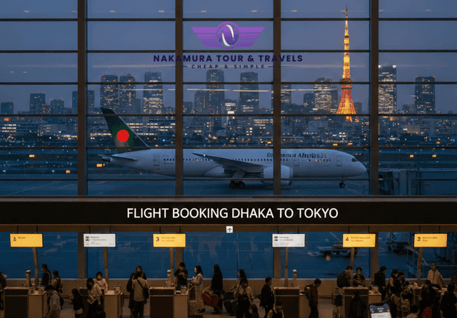 Flight Booking Dhaka to Tokyo Best Deals & Expert Support