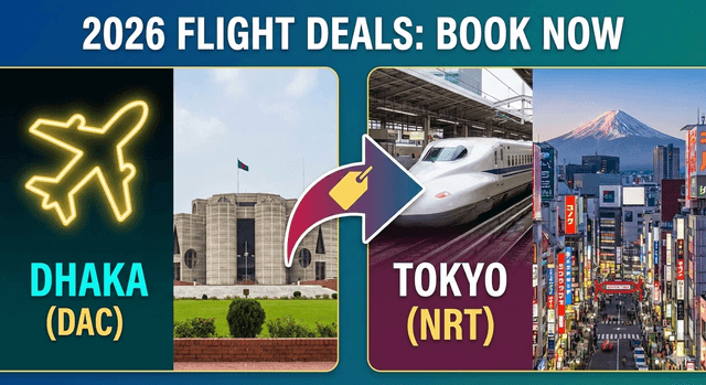 Dhaka to Tokyo Flights: The Ultimate 2026 Guide to Cheap Tickets, Visas & Travel Tips