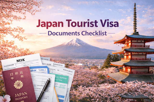 Japan Tourist Visa Documents Checklist