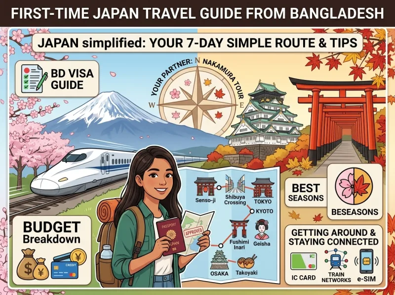 japan travel guide for first timers visa costs best time and a simple route
